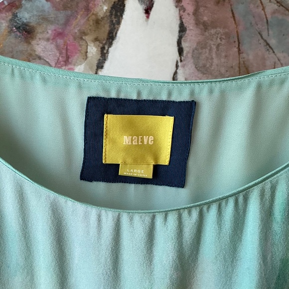 Maeve Silk Dress from Anthropologie Size Large - Picture 4 of 4